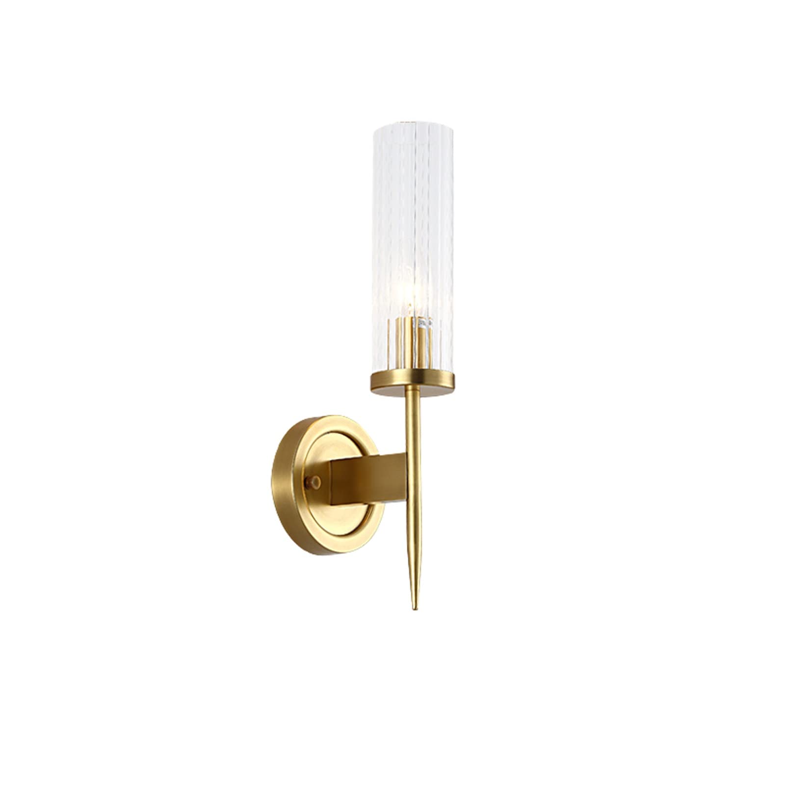HXYSXHJUO Indoor Wall Lamp Copper Retro Decorative Lighting Glass Lampshade Fixture For Home Outdoor Halloween Decorations Sconce