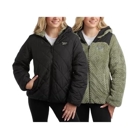 Reebok Women's Reversible Puffer Jacket Cover