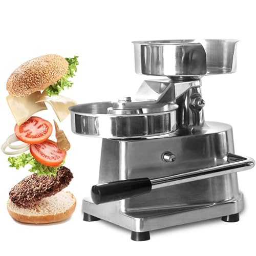Presse à hamburgers manuelle en acier inoxydable pour réussir vos soirées burger