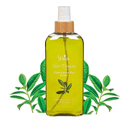 Shira Shir-Organic Pure Green Tea Toner Natural Refreshing- Hydrating Toner For Face For Normal To Oily Skin Type (200Ml) #TOP1