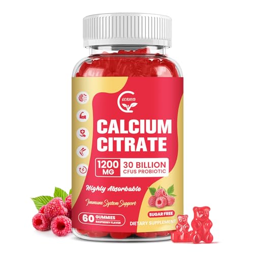 15% off - Calcium Citrate Gummies, Calcium 1200 mg with Vitamin d3, K2, Magnesium, Zinc for Bone, Muscle &...
