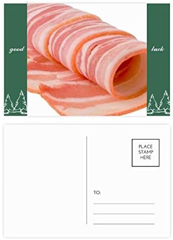 Lamb rulle rå kött mat textur lycka vykort set kort postsida 20 st