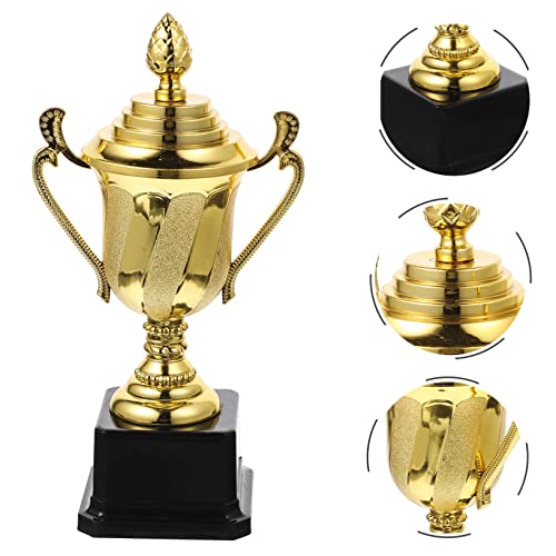 Amosfun 4 Peças Troféu De Competição Troféu De Plástico Troféu De Basquete Troféu De Futebol Bolsa D