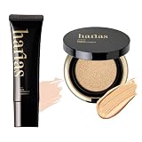 HARIAS ハリアス (公式) メイクセット (オークル(健康な肌色), 2個(ファンデ×下地))