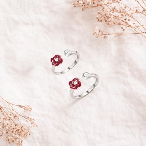 Image of ROOVI 925 Sterling Silver BIS Hallmarked Toe Ring I Gifts for Girlfriend, Gifts for Women & Girls| With Certificate of Authenticity and 925 Stamp