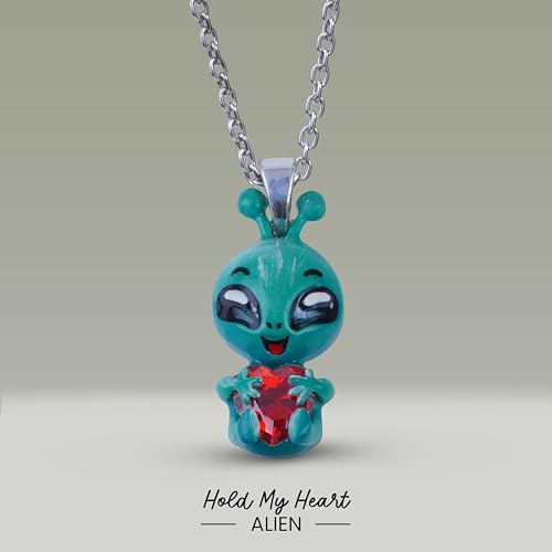 Panda Cat Dog Rabbit Monkey Dragon Butterfly Animal Cartoon 925 Sterling Silver Cute 3D Enamel Pendant Necklace Hold My Heart Red Garnet 18" Chain Kawaii Jewelry2