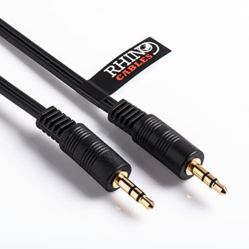 rhinocables 2m Aux Cable 3.5mm Gold Stereo Jack