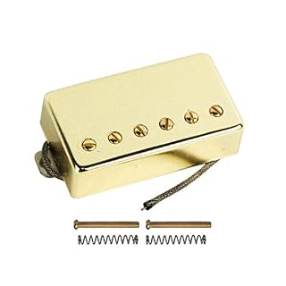 FLEOR Ensemble de micros Humbucker pour guitare Alnico5 Micros Golden Bridge & Neck Compatible avec la partie guitare de… - Les Beatles, Paul McCartney, John Lennon, RIngo Starr, George Harrison FLEOR Ensemble de micros Humbucker pour guitare Alnico5 Micros Golden Bridge & Neck Compatible avec la partie guitare de… – Image 4