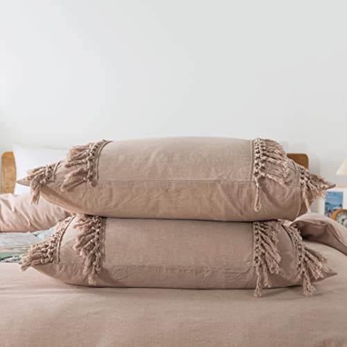 image for Softta Boho Twin 3Pcs Duvet Cover Set Lightweight Aesthetic for Girls 