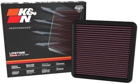 Amazon.com: K&N Engine Air Filter: High Performance, Premium, Washable ...