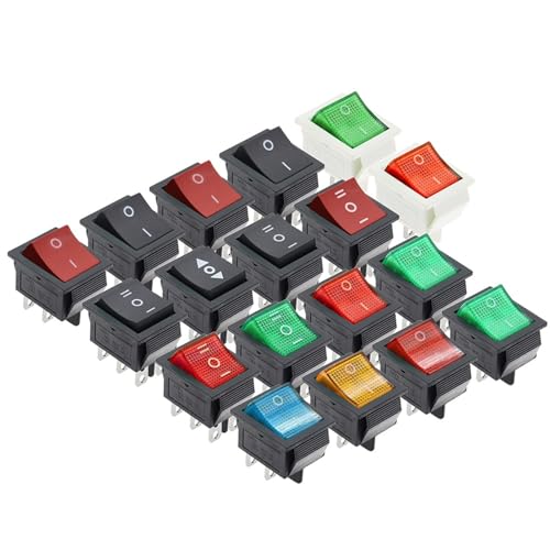 Interruptores KCD4 basculantes para arreglar fallos de encendido de 20A 2