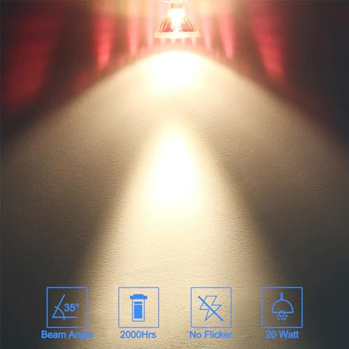 ETUOLMP MR16 Halogen Bulbs 12V 20W - Image 3