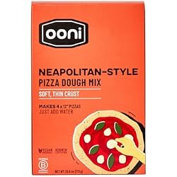 Ooni Neapolitan Style Pizza Dough Mix 25 oz (725g) - Makes 4 x 8.8 oz (250g) dough balls in 3 hours