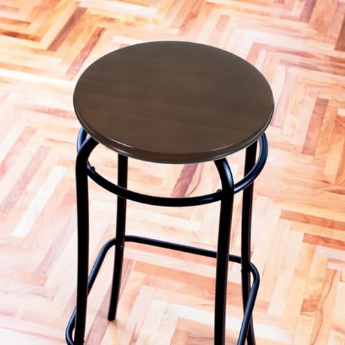 Assise de tabouret rond en bois de remplacement pour chaise de cantine - 5