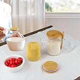 Zoom IMG-1 mezzar barattoli vetro con coperchio Zoom IMG-1 mezzar barattoli vetro con coperchio