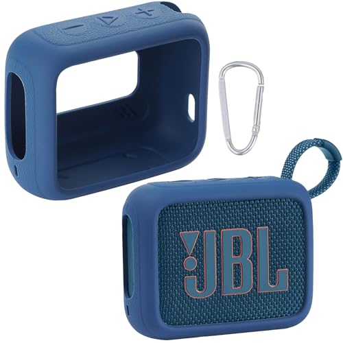 for JBL Go 4 Waterproof Bluetooth Speaker Silicone Cover Case,