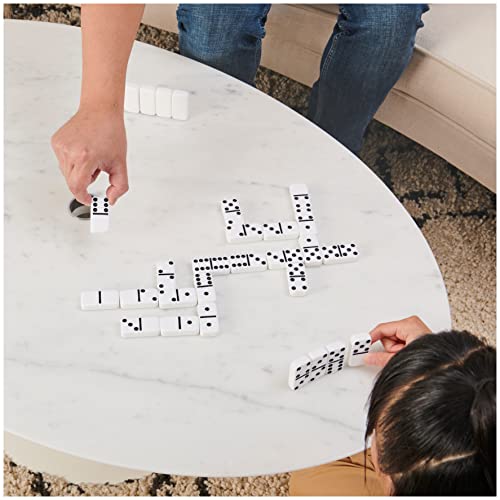 Legacy Deluxe Double-6 Dominoes, Classic Original Board Game Set Of 28 Dominoes In Luxury Lined Wood Case, For Kids And Adults Aged 8 And Up #TOP5