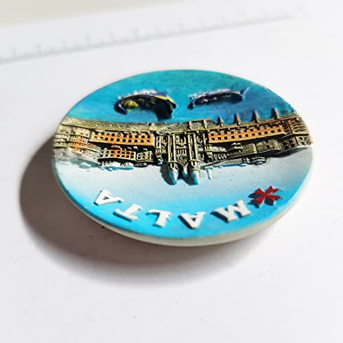 Imán de nevera 3D Malta de resina hecho a mano miniatura 5
