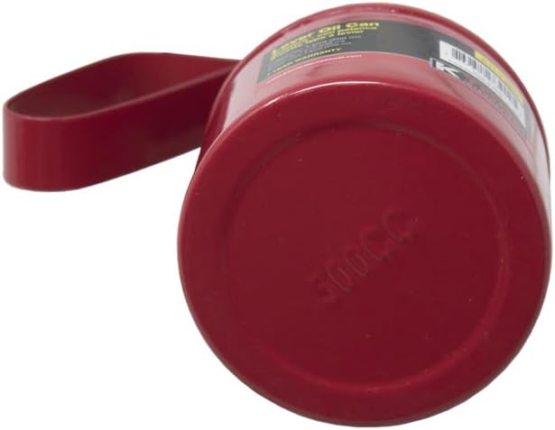 K Tool International 73902 1 Pint Oil Can with Flex Spout for Garages, Repair Shops and DIY, Thumb Lever, 500 ml, Red