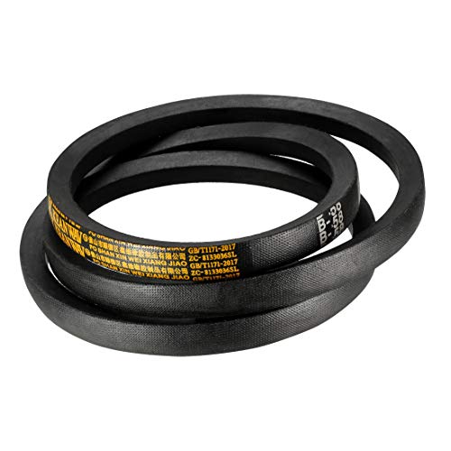 sourcing map B-58 V-Belts 58 Inner Length, B-Section Rubber Drive Belt