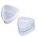 LW 2 pcs Triangle Sushi Mold Form Sushi Mold Onigiri Rice Mold DIY Tool, White