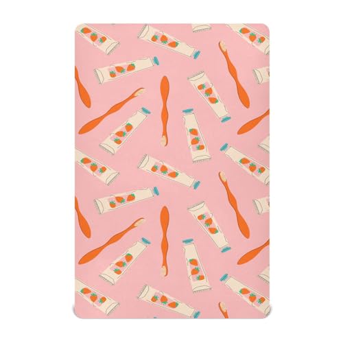 Toothbrush Toothpast Crib Sheets for Neutral Bassinet Play...