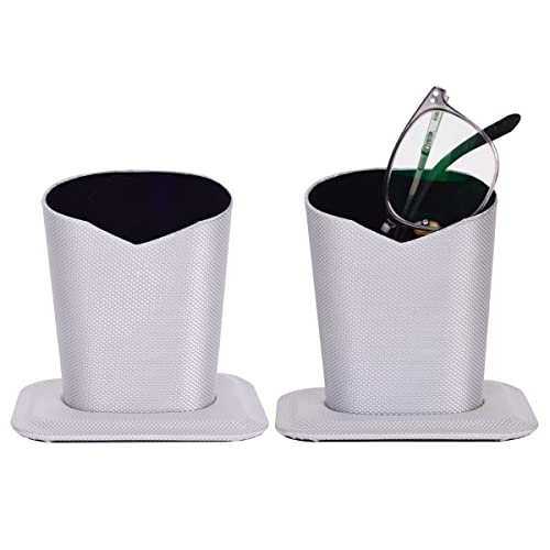 Supports de lunettes lot de 2 pour bureau et table de chevet en plastique noir
