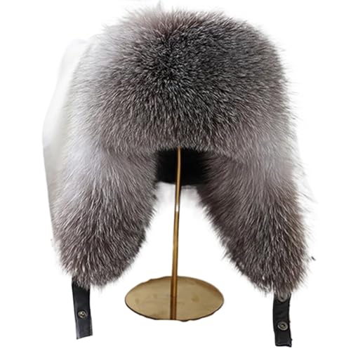 Chapeaux Ski Trappeur et Casquettes Cuir Hiver pour Hommes Actifs