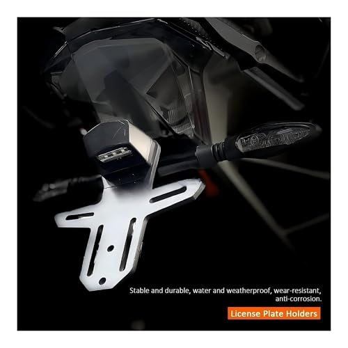 Plaque d'immatriculation moto support pour 390Duke 2024 kit accessoires