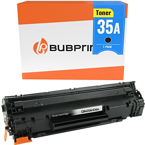 Bubprint Cartucho Tóner Compatible para HP 35A CB435A para LaserJet P1005 P1006 P1007 P1008 P1009 2,000 páginas Negro