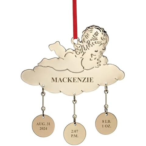 Miles Kimball Personalized Baby Christmas Ornament Cover