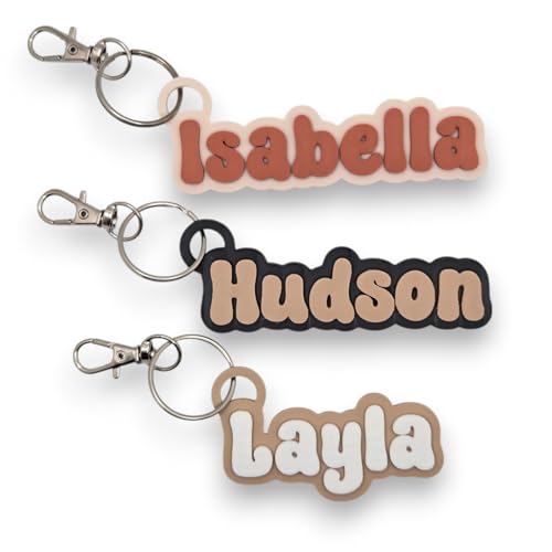 Personalized Custom Name Keychain – Vibrant Bubble Font, Durable & Fun Keepsake for Kids, Teens, and Teachers - Image 3