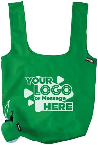 25-Qty Bagito Original Shopping Bag with One Color Screen Printed Logo - Bulk Promotional Tote Bags