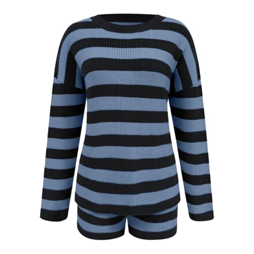 Ensemble deux pièces pull à rayures : la solution pour s'habiller vite et sans effort - 2