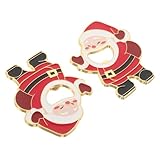 Gatuida 2 Piezas Abridor Botellas Magnético con Iman Diseño Santa Claus Festivo Abrebotellas Refrigerador para Cerveza y Refrescos Decoración Navideña para Cocina y Bar