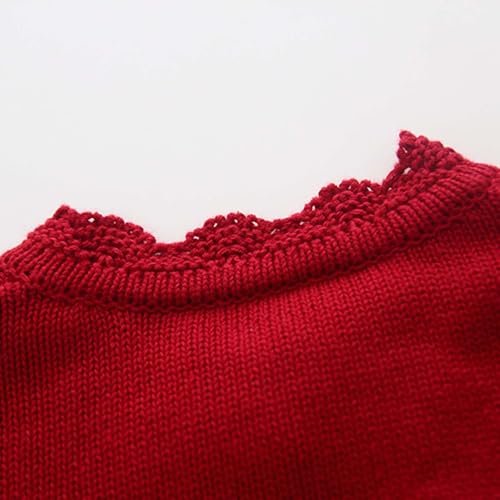 Girls Cardigan Long Sleeve Open Front - Soft Cotton Knit Sweater for Toddler Kids 1-12 Years Fall Winter Cover Up Top4