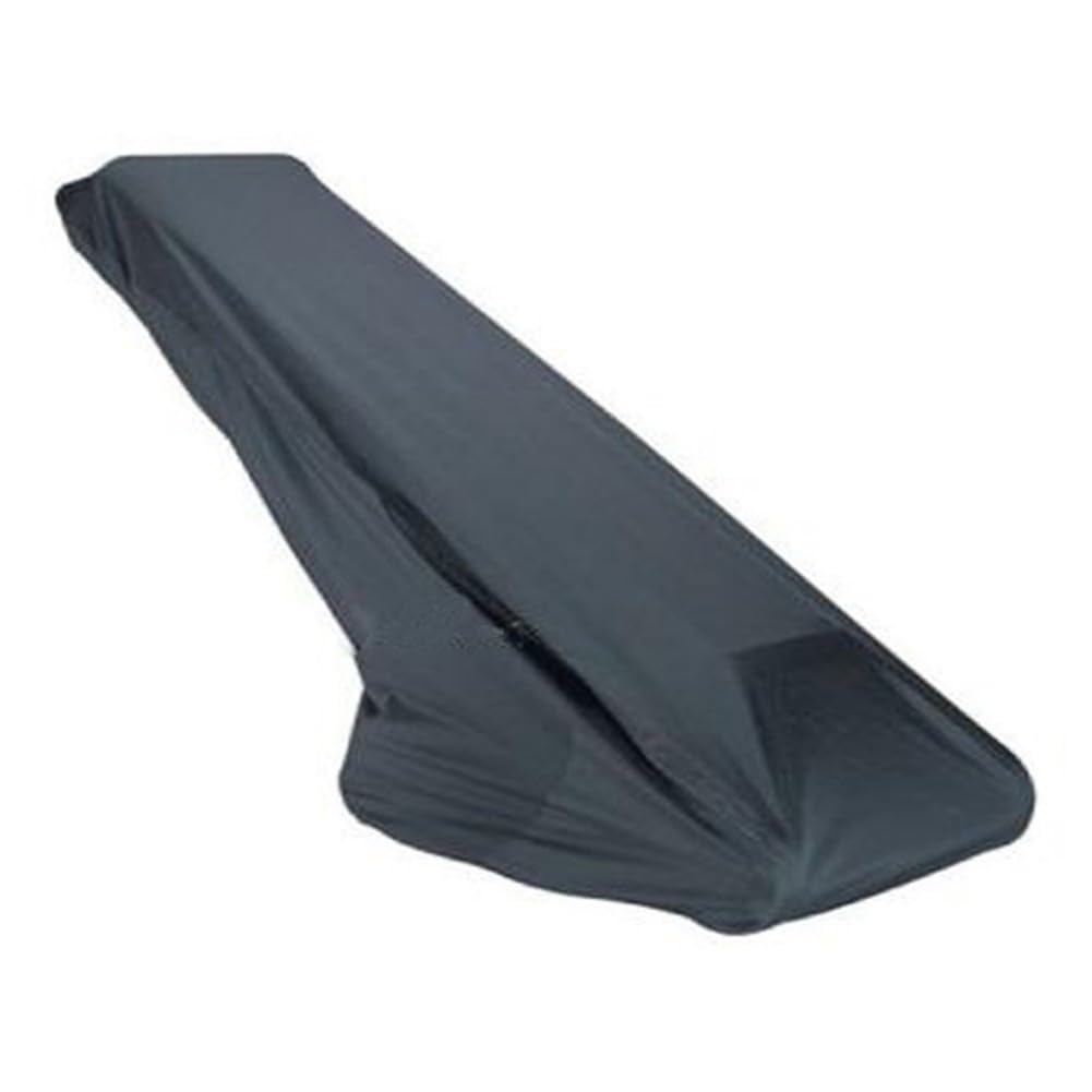 210D Oxford - Funda impermeable para cortacésped con cable resistente al viento, protección solar UV para cortacésped Toro Honda Craftsman Greenworks, negro, 184 x 52 x 80 cm