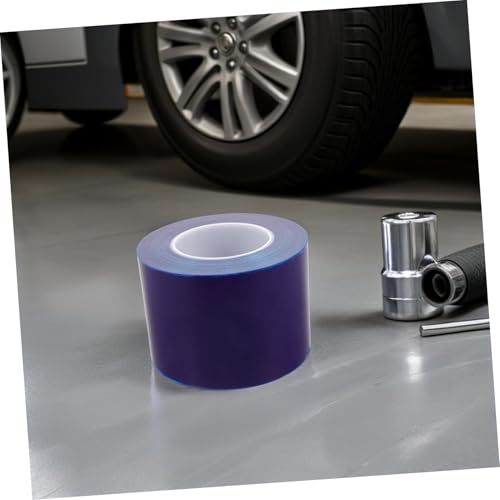 Cinta protectora para llantas Mikinona, 4 pulgadas x 656 pies, adhesiva resistente de polietileno para protección de rines de aleación, cinta para instalación de llantas sin cámara miniatura 7