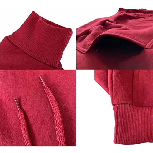 Conjunto Apeluciado Moletom Calça E Blusa Masculina Estampado Com Bolsos E Capuz Relaxado (P, Preto