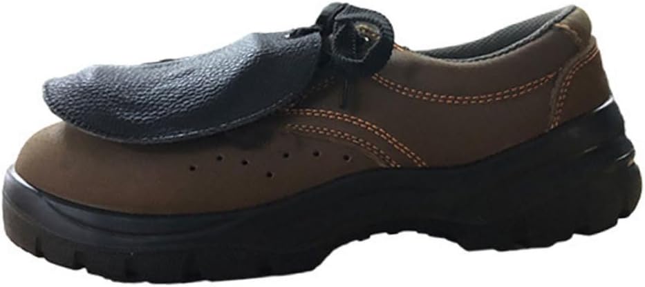 2pairs Safety Shoes Covers Cowhide -smash Protector Easy to Clean Indoor Workshop Shoe Covers Metatarsal Portable