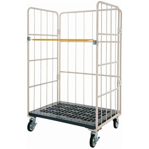 マキテック カゴ台車 ロールボックスパレット 底板樹脂製メッシュタイプ 大型･重量商品 MPR-5C - 株式会社マキテック - 商品画像