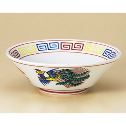 Amazon｜3個セット 中華丼 三色雷紋支那画切立6.8丼 [21.3×7.6cm