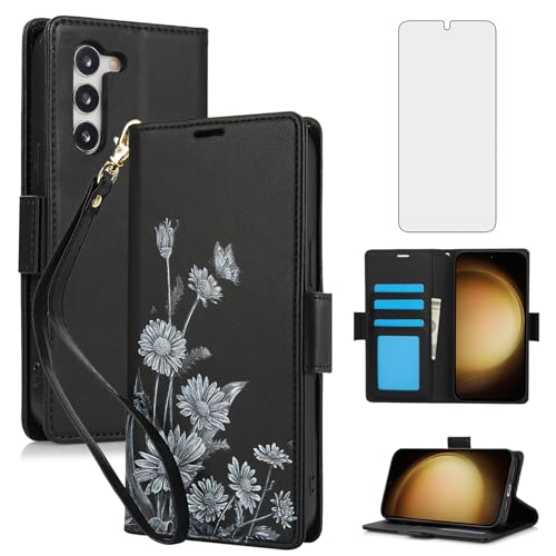 Coque Samsung S23 YM026 UK noire : étui au design minimaliste épuré