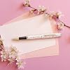 Cross Coventry Cherry Blossom Pearl White Lacquer Sakura Pink Screenprint & Polished Gold Tone Appointments Rollerball Pen - Refillable Pen for Smooth Writing - Black Ink - Elegant Accessory