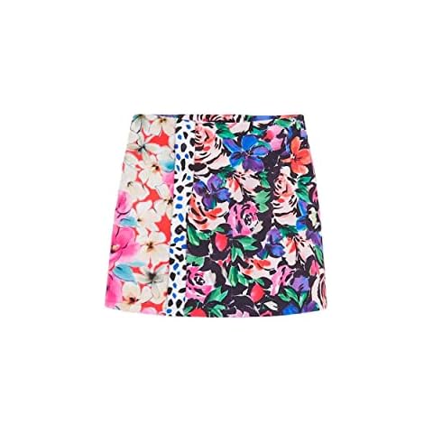 Desigual Women's High Waist Floral Skirt Cover