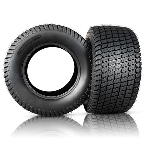 PROPARTS 23x10.50-12 Lawn Mower Tires 6PR 23x10.5-12 Tires for Garden & Tractor, 1760lbs Capacity, Fits Grass Mud Hilly Terrain, Tubeless, Set of 2