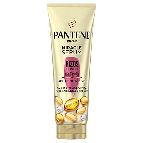 Pantene Pro-V Miracle Rizos Definidos, Sérum Acondicionador y Tratamiento Intensivo, Con Aceite De Ricino, 200 ML