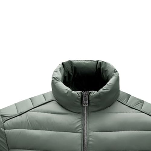 Doudoune légère à col roulé pour hommes veste bouffante pliante - 3