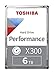Produktbild Toshiba X300 Performance Hard Drive, 6 TB Interne 3,5-Zoll-SATA-Festplatte, 7.200 U/min., 256 MB Puffer, 2 Jahre Garantie (HDWR160UZSVA)