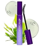 Pacifica Activist Volume & Curl Mascara – Instant Curling & Volumizing Mascara, Plant Waxes & Fibers Formula, Vegan Brush, Clean Vegan, 0.24 oz, Glass Bottle, Vegan Ophthalmologist Tested